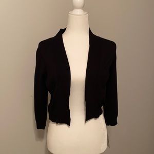 Black cropped sweater